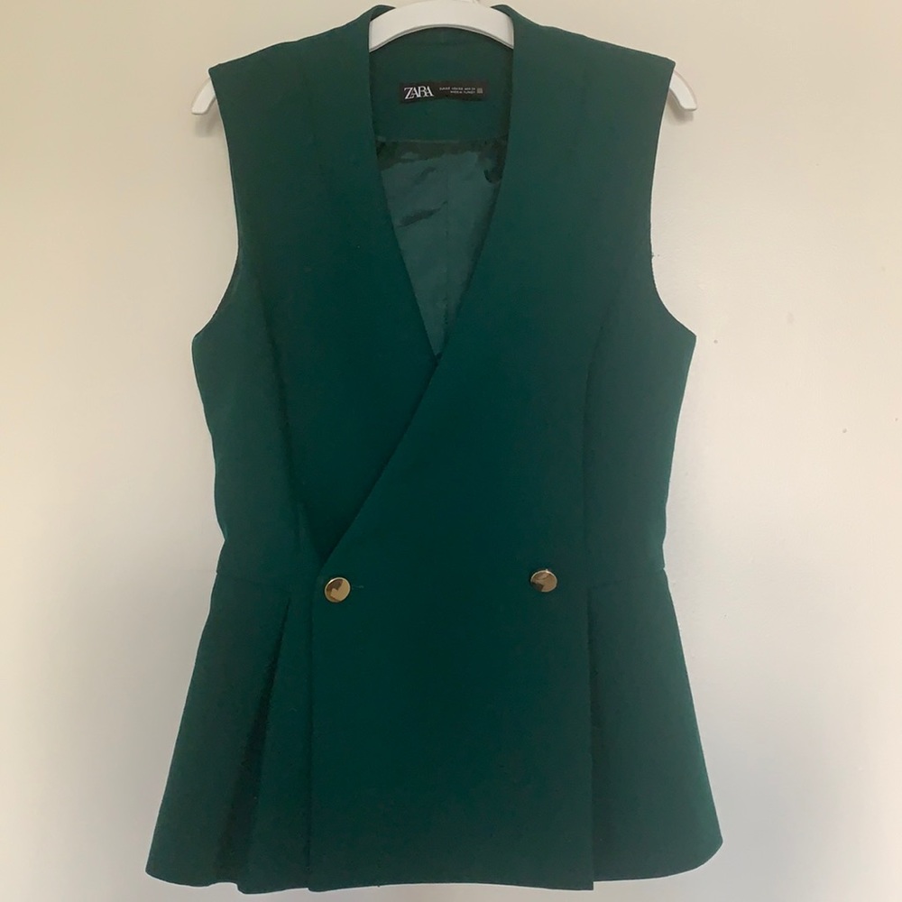 Deep green tank/vest